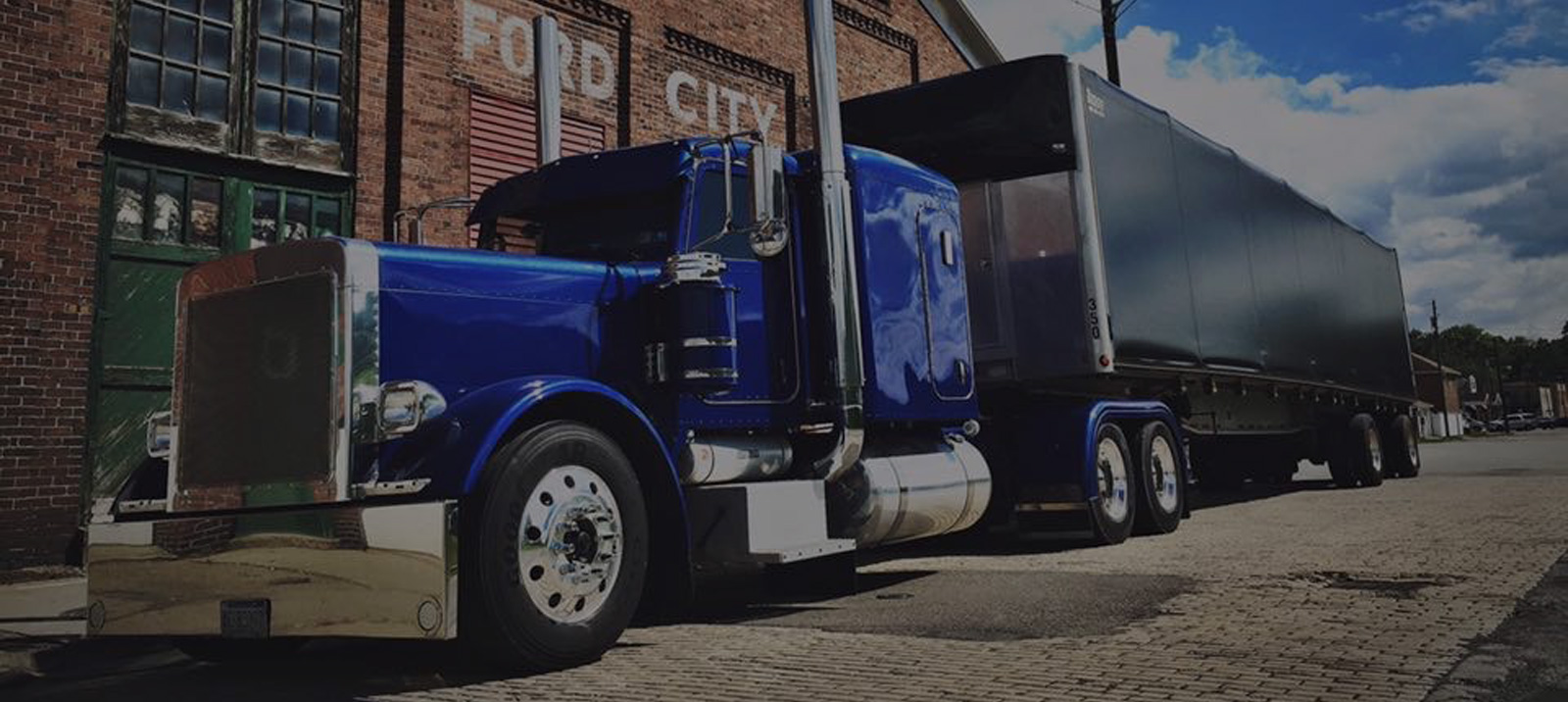 Blue Truck Downtown