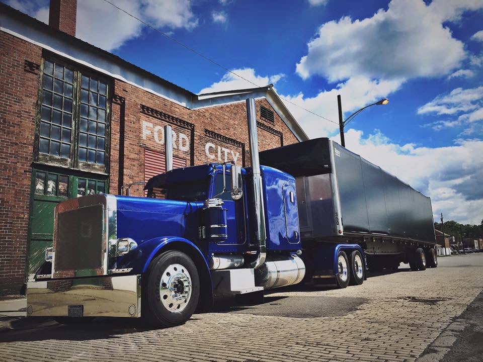 Blue Truck Downtown